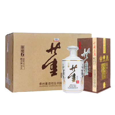 董酒（珍品6）54度500ml*4 整箱装 董香型白酒