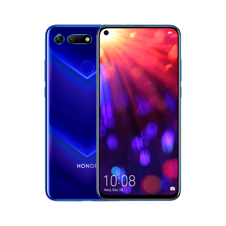 华为/荣耀(honor) 荣耀V20 魅眼全视屏 全网通高配版 8GB+128GB 魅海蓝 移动联通电信4G手机