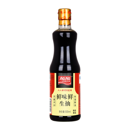 加加鲜味鲜生抽500ml