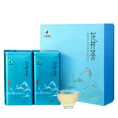 八马茶业 2020新茶春茶绿茶 龙井1000明前特级龙井茶叶 礼盒装250g