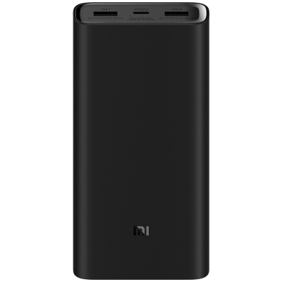 小米移动电源3 20000mAh 高配版 黑色 PLM07ZM