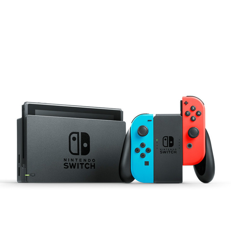 Nintendo Switch游戏机配电光红、电光蓝Joy-Con