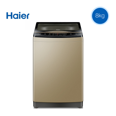 Haier/海尔 8kg免清洗直驱变频波轮全自动洗衣机EMB80BF169