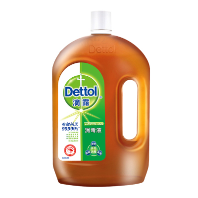 Dettol滴露消毒液1.8L家居清洁杀菌衣物除菌液洗衣 地板 浴室抑菌可用与皮肤伤口 宠物狗狗杀菌消毒水