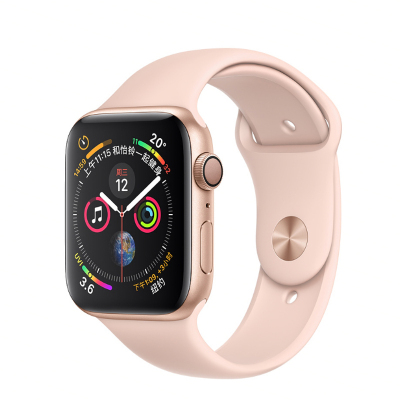 苹果Apple Watch Series 4GPS 金色铝金属表壳搭配浅粉红色运动型表带 40mm