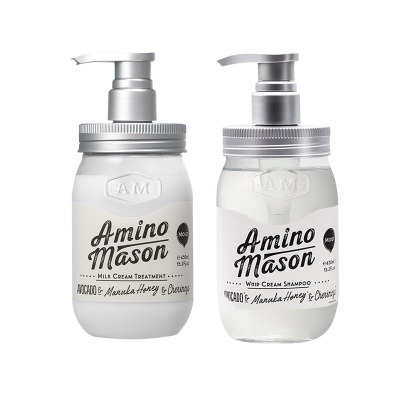 日本amino mason氨基酸滋养修护受损发质男女士滋润型洗发水正品450ml