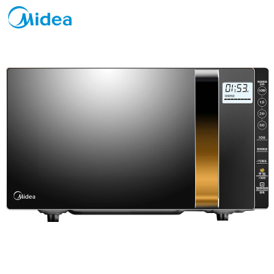 美的（Midea）微波炉X3-233A 23L平板 微电脑式 智能冷热火蒸汽光波炉 变频