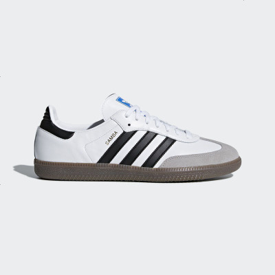 adidas阿迪达斯三叶草 2019夏季男子新品SAMBA OG 休闲鞋B75806_394_573