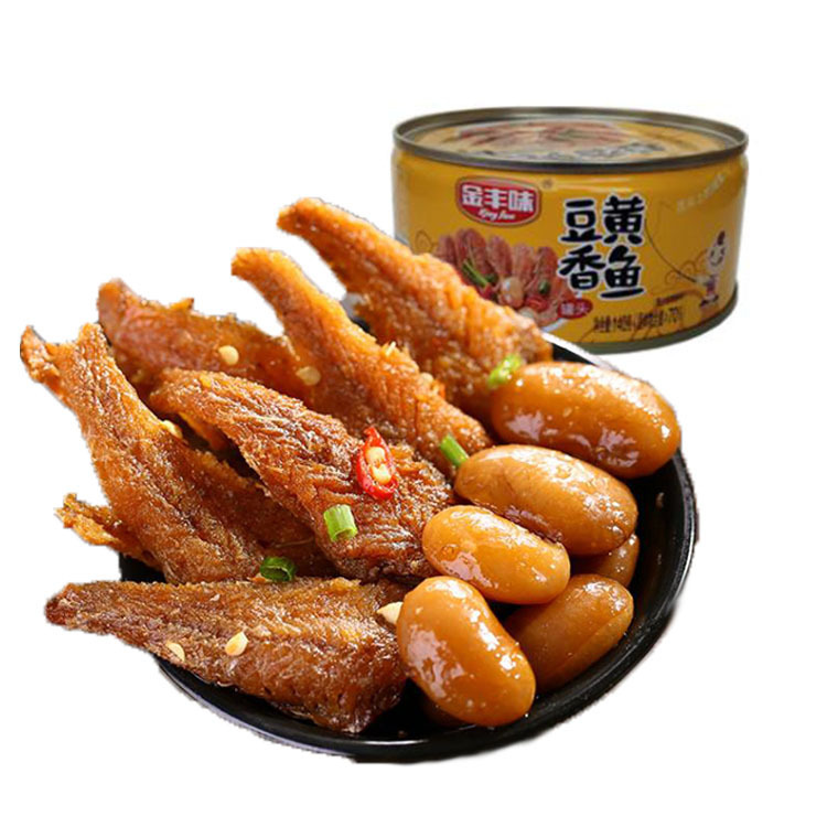 泉河西施黄花鱼罐头