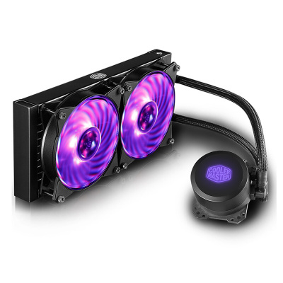 酷冷至尊(CoolerMaster)冰神B240 RGB 240 CPU水冷散热器静音电脑一体式240水冷套装