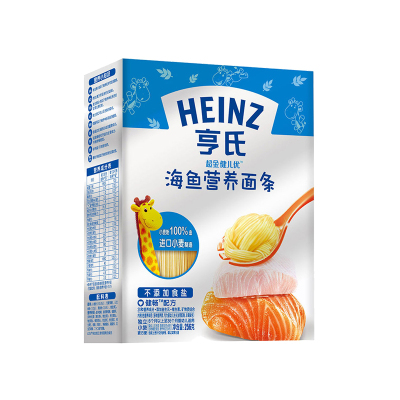 Heinz亨氏超金健儿优海鱼营养面条256g