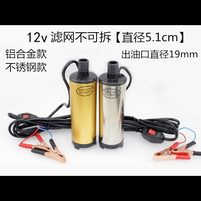 电动油泵12V24V220伏潜水泵直流电瓶小油泵柴油泵微型抽油抽水泵(3dd)_0