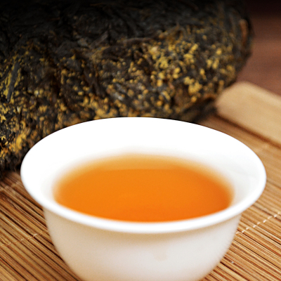 旺福轻奢手筑金花茯砖茶1kg