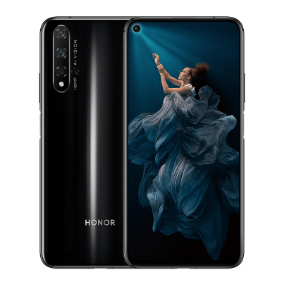 华为/荣耀(honor) 荣耀20 全网通 8GB+256GB 幻夜黑 移动联通电信4G全面屏手机 双卡双待