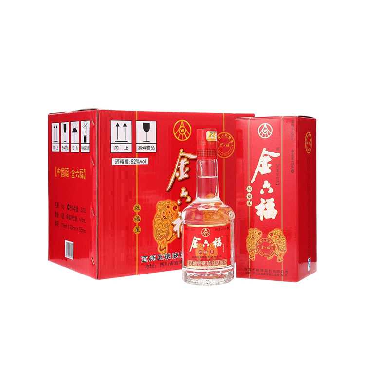 金六福52°浓香白酒