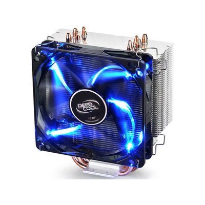 九州风神（DEEPCOOL） 玄冰400 多平台 CPU散热器 蓝光版