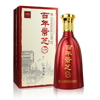 景芝白酒42度500ml百年景芝1瓶浓香型山东送礼佳选厂家直营礼品