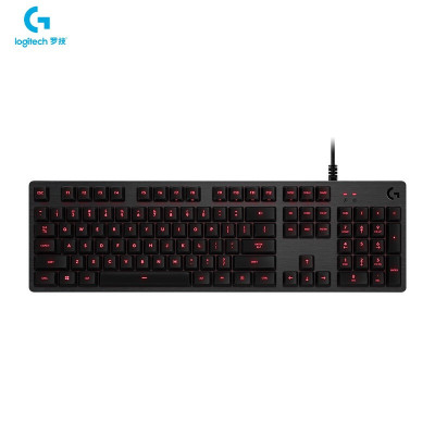 罗技（Logitech）G413机械游戏键盘（黑）全尺寸背光机械键盘 金属拉丝铝合金面板