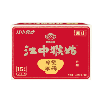 江中猴姑 早餐米稀 营养米糊450g(15袋）15天装