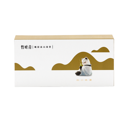 【2020春茶】竹叶青绿茶2020新茶熊猫小竹子特级(品味)定制礼盒80g 80g