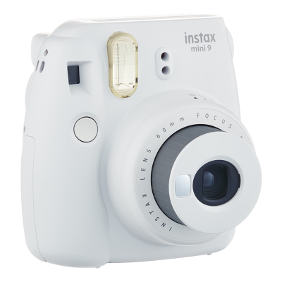 富士（FUJIFILM）INSTAX 一次成像相机立拍立得 mini9 烟灰白 奢华套餐（含50张相纸）