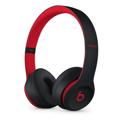 Beats Solo3 Wireless 头戴式 蓝牙无线耳机 手机耳机 游戏耳机 - 十周年桀骜黑红