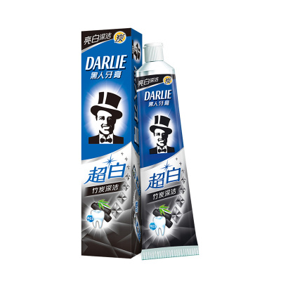 黑人（DARLIE）超白竹炭深洁牙膏 140g