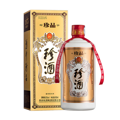 贵州珍酒 珍品 酱香型白酒 53度500ml 易地茅台 珍藏酱香 酒中珍品