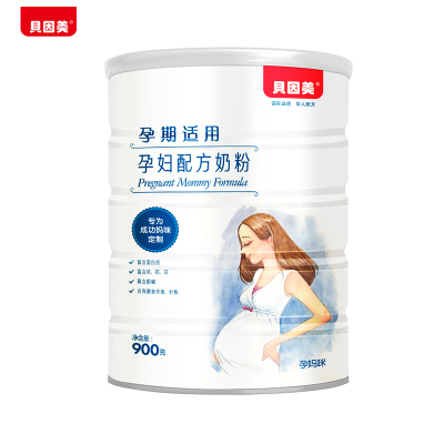 贝因美（Beingmate）成功妈咪孕妇配方奶粉900克（孕期适用)