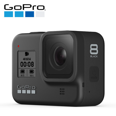 GoPro hero8运动相机水下潜水 4K户外直播防水摄像机vlog 官方标配+三向+双充+64G卡