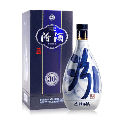 汾酒 青花30 53度 500ml 单瓶装 清香型白酒（新老包装随机发货）