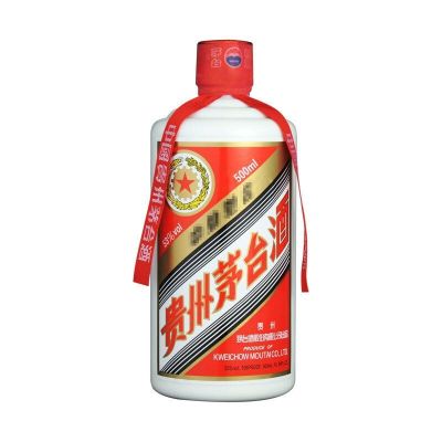 贵州茅台酒 陈年老酒 53度 酱香型白酒 五星 2018年 单瓶 500ml