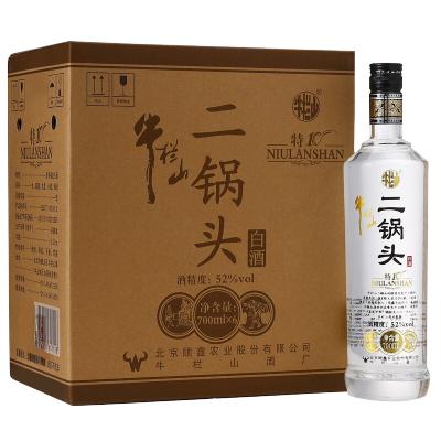 牛栏山 二锅头 特制10 52度 700ml*6瓶 清香型白酒 整箱装