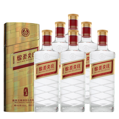 绵柔尖庄 金铁盒 50度 500ml*6