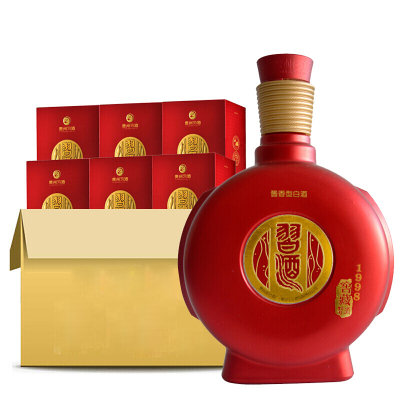 茅台集团 习酒 窖藏1998（红盒） 53度 500ml*6瓶 整箱装白酒 口感酱香型 （新老包装随机发货）