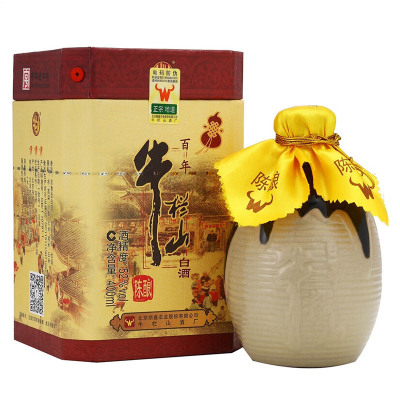 牛栏山 百年陈酿 52度 400ml*6瓶 浓香型白酒 整箱装（三牛）