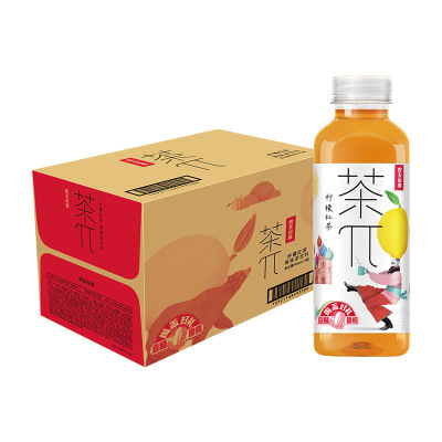 农夫山泉茶π（茶派）果味茶柠檬红茶500ml*15瓶整箱