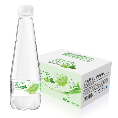 【天地精华】青柠味苏打水410ml*15瓶/箱