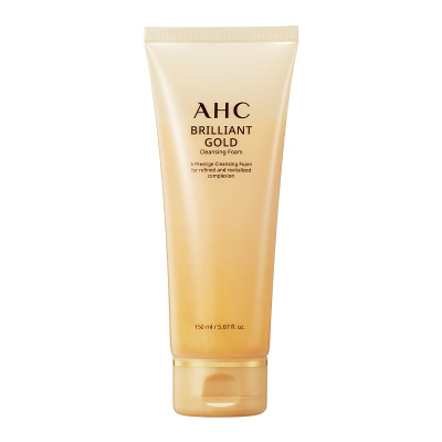 AHC 黄金洗面奶 150ml/瓶 保湿补水 深层清洁 紧致毛孔 泡沫丰富