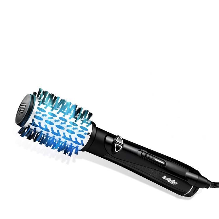 法国BaByliss/巴比丽丝钻石吹风梳 蓬松内扣多功能卷发神器2995CN