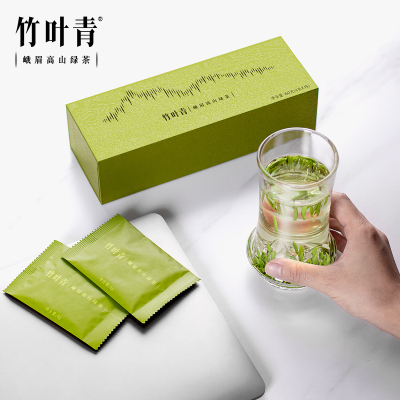 竹叶青茶叶峨眉高山绿茶特级(品味)礼盒60g