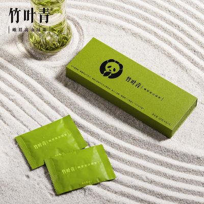 竹叶青茶叶峨眉高山绿茶特级(品味)盒装 20g