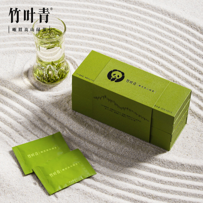 竹叶青茶叶峨眉高山绿茶特级(品味)礼盒 80g