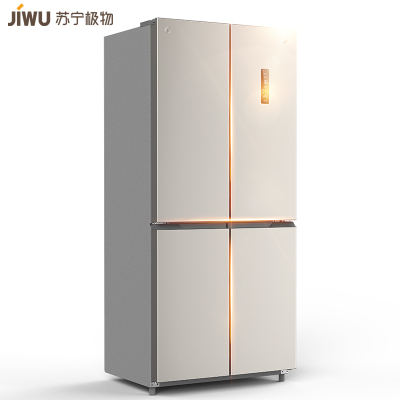 苏宁极物小biu JQE4428XP 440L十字对开门冰箱