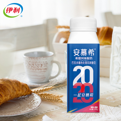 伊利安慕希草莓燕麦希腊风味酸奶200g*10