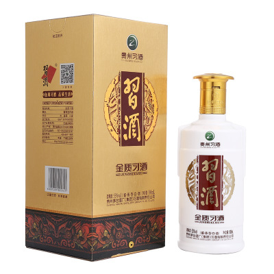 53度习酒金质500ml*6瓶酱香型礼盒装整箱白酒