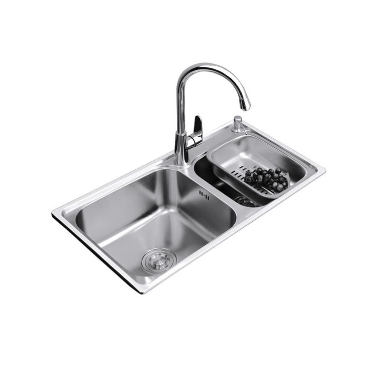 希箭大容量双槽洗菜盆