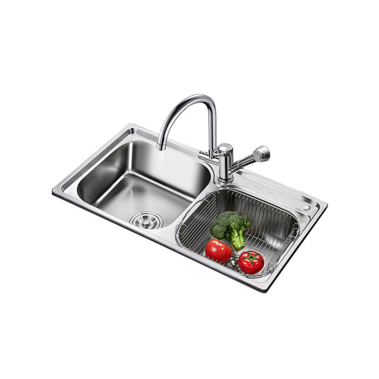 卡贝不沾油双槽洗菜盆