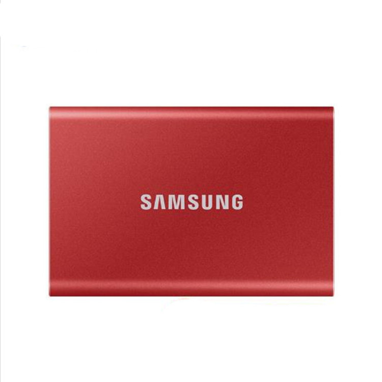 三星（SAMSUNG) 2TB Type-c移动固态硬盘PSSD T7 火星红MU-PC2T0R 读速高达1050M/S