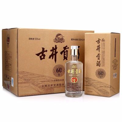 【酒厂自营】古井贡酒 60窖龄 50度500ml*6瓶 箱装 浓香型